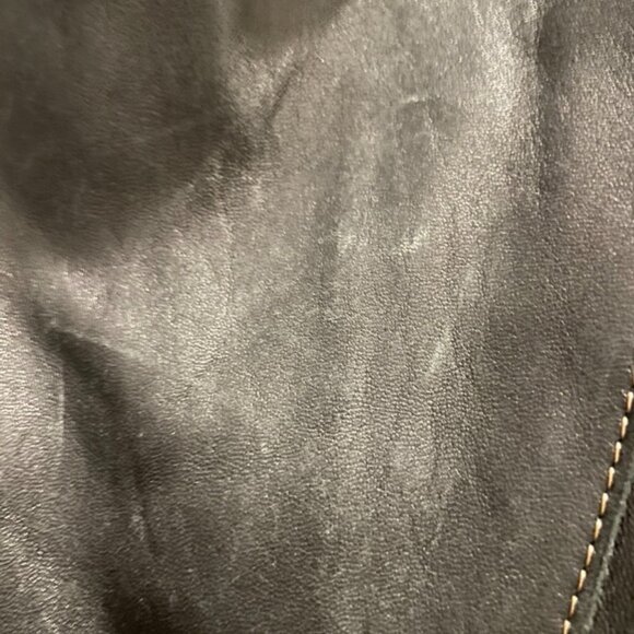 Andrew Marc Dark Brown Leather Jacket Men’s Size L (Good Condition) - Picture 11 of 15